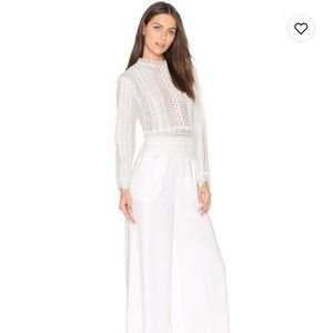 Crochet Top in White size small. New with tag